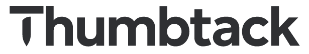 gray thumbtack logo